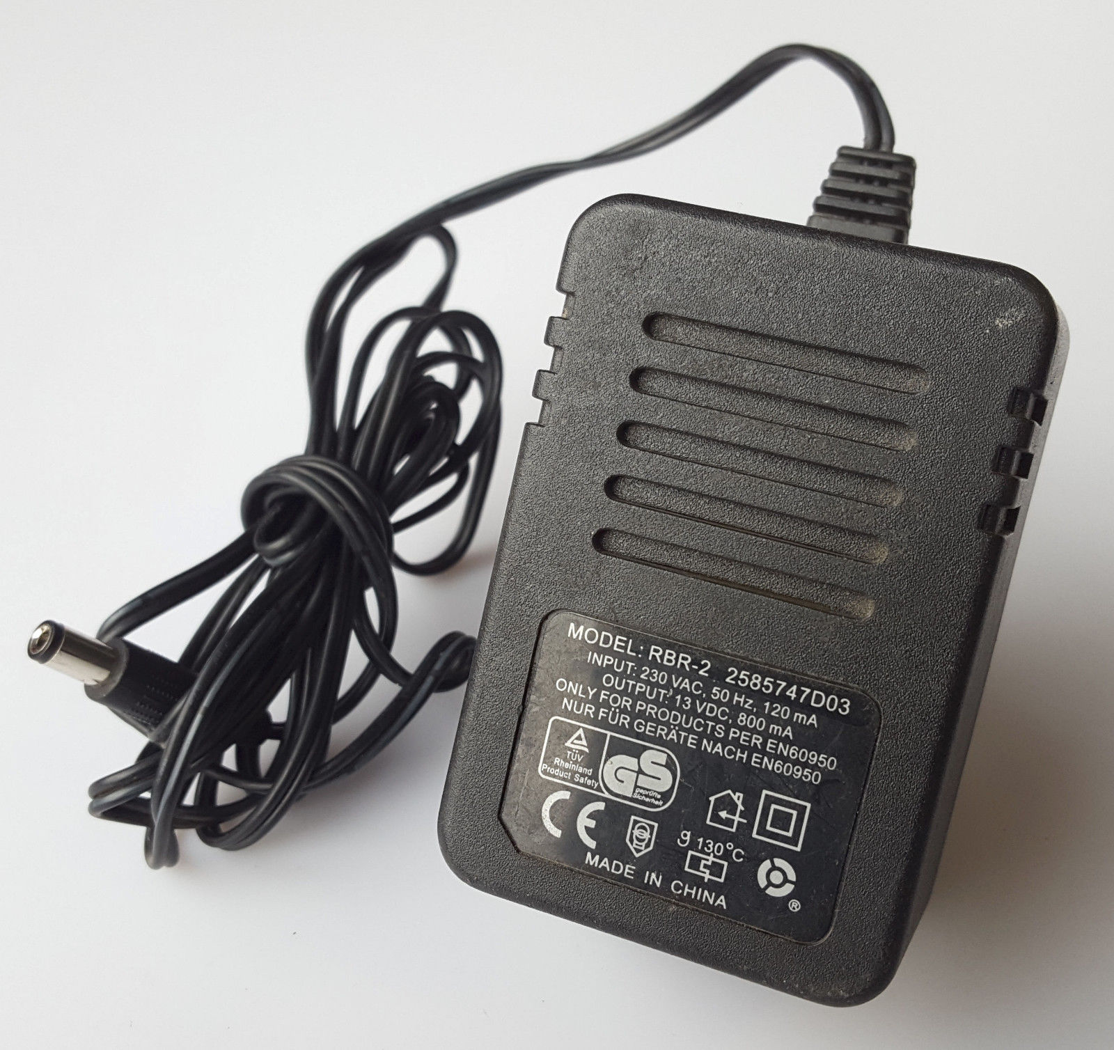 *Brand NEW*RBR-2 2585747D03 13V 0.8A AC/DC POWER SUPPLY ADAPTER